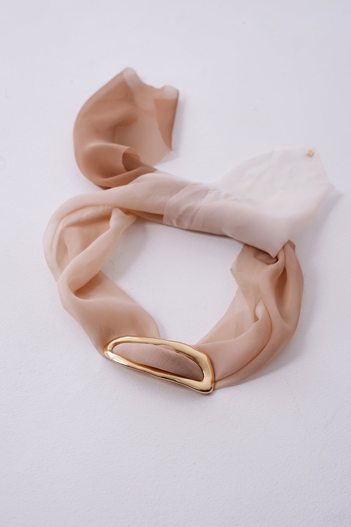 Ravine – (Scarf Necklace w/ Organic Pendant)