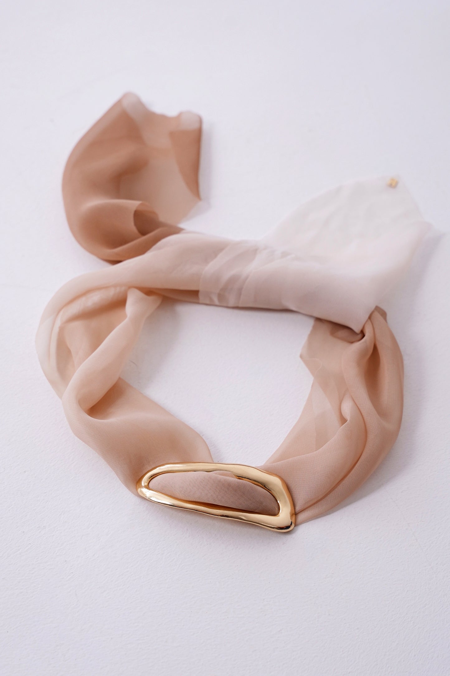 Ravine – (Scarf Necklace w/ Organic Pendant)